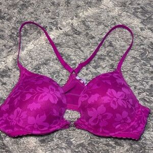 Savage x Fenty Women's Lavish Lace Push Up Bra CN6 Frisky Pink Size 36C NWT